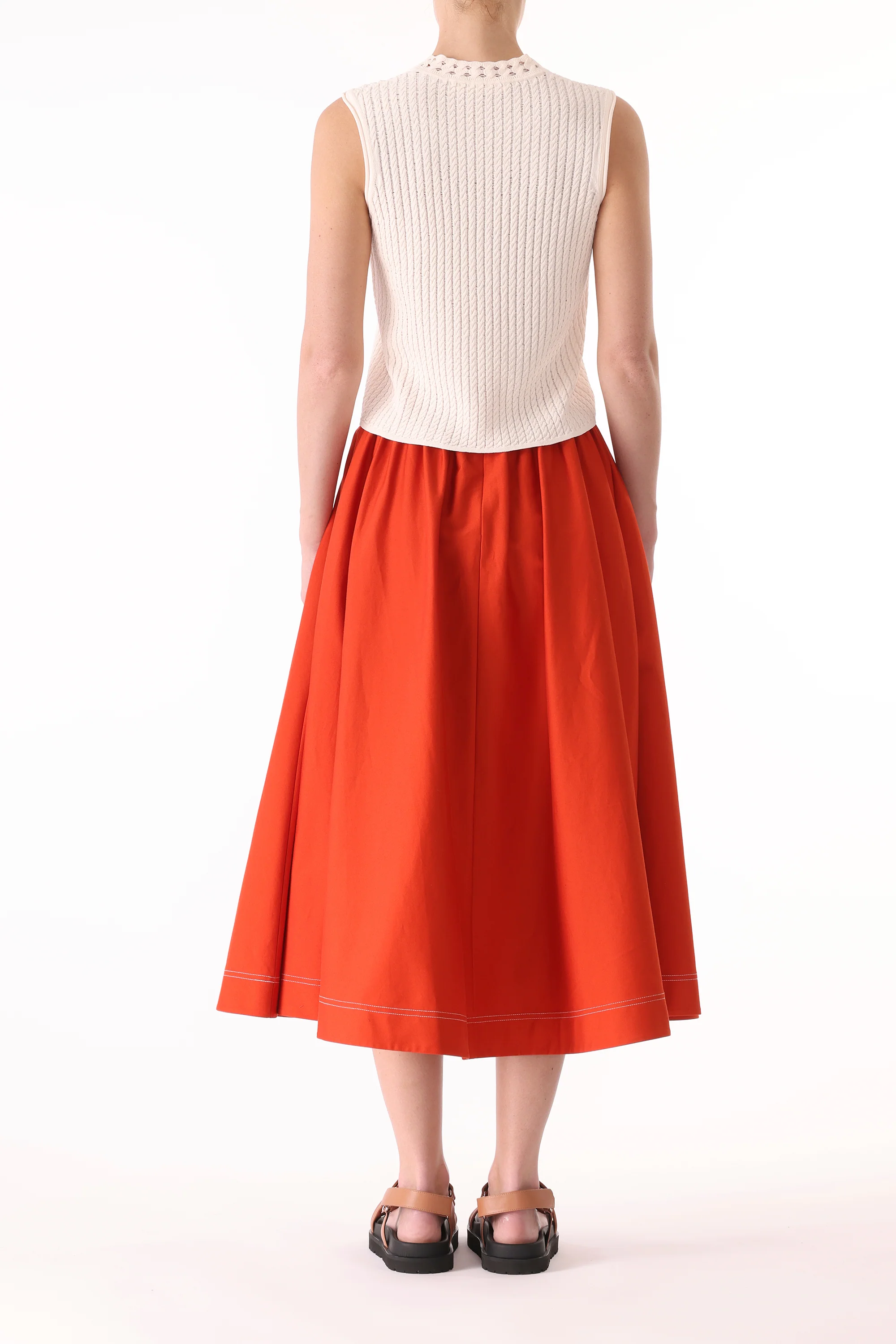 CABLE KNIT SLEEVELESS TOP - Image 4