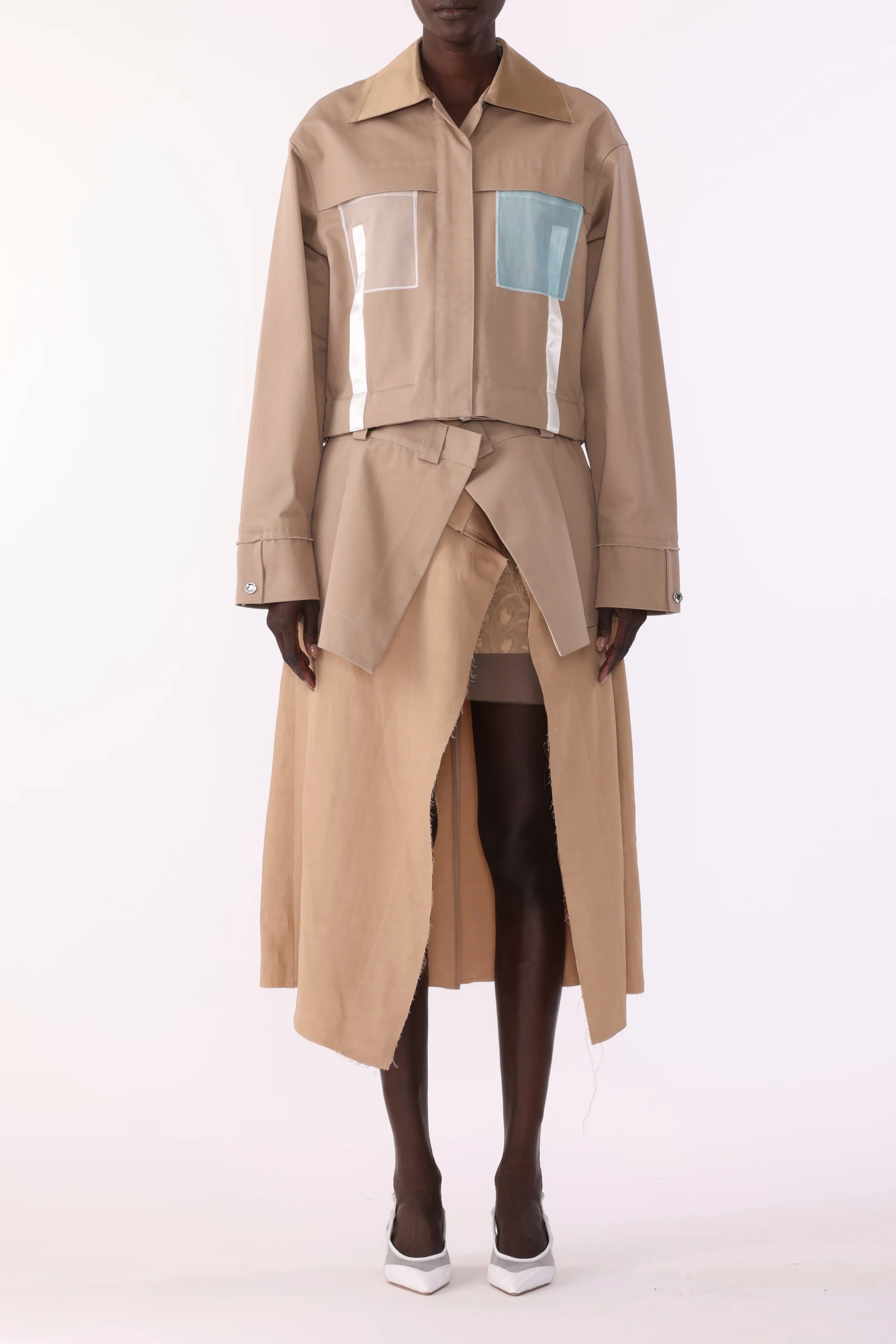 OVERSIZED BOXY COTTON TWILL JACKET - Image 3
