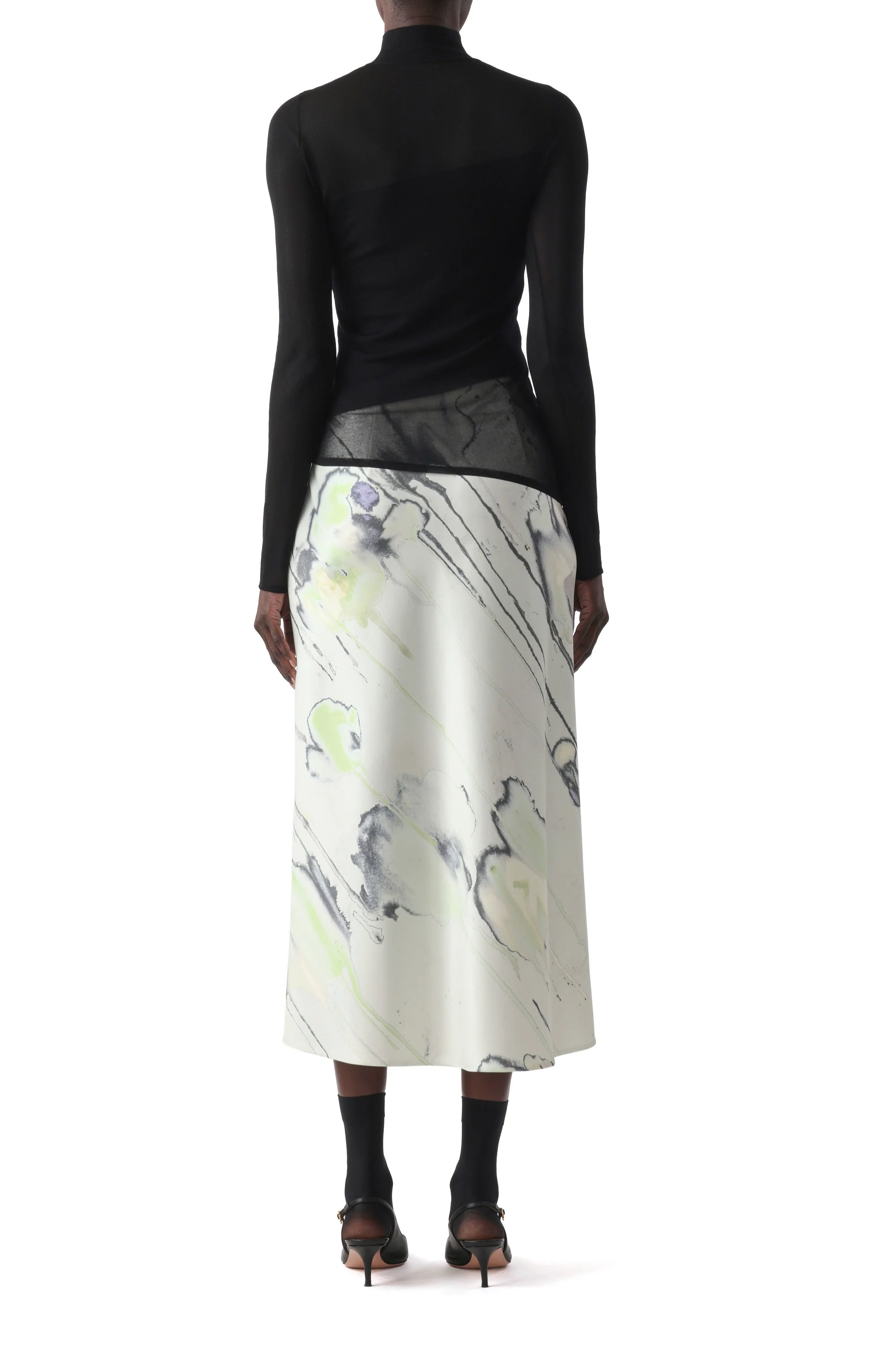 SHEER COMBO MERINO KNIT TURTLENECK - Image 4
